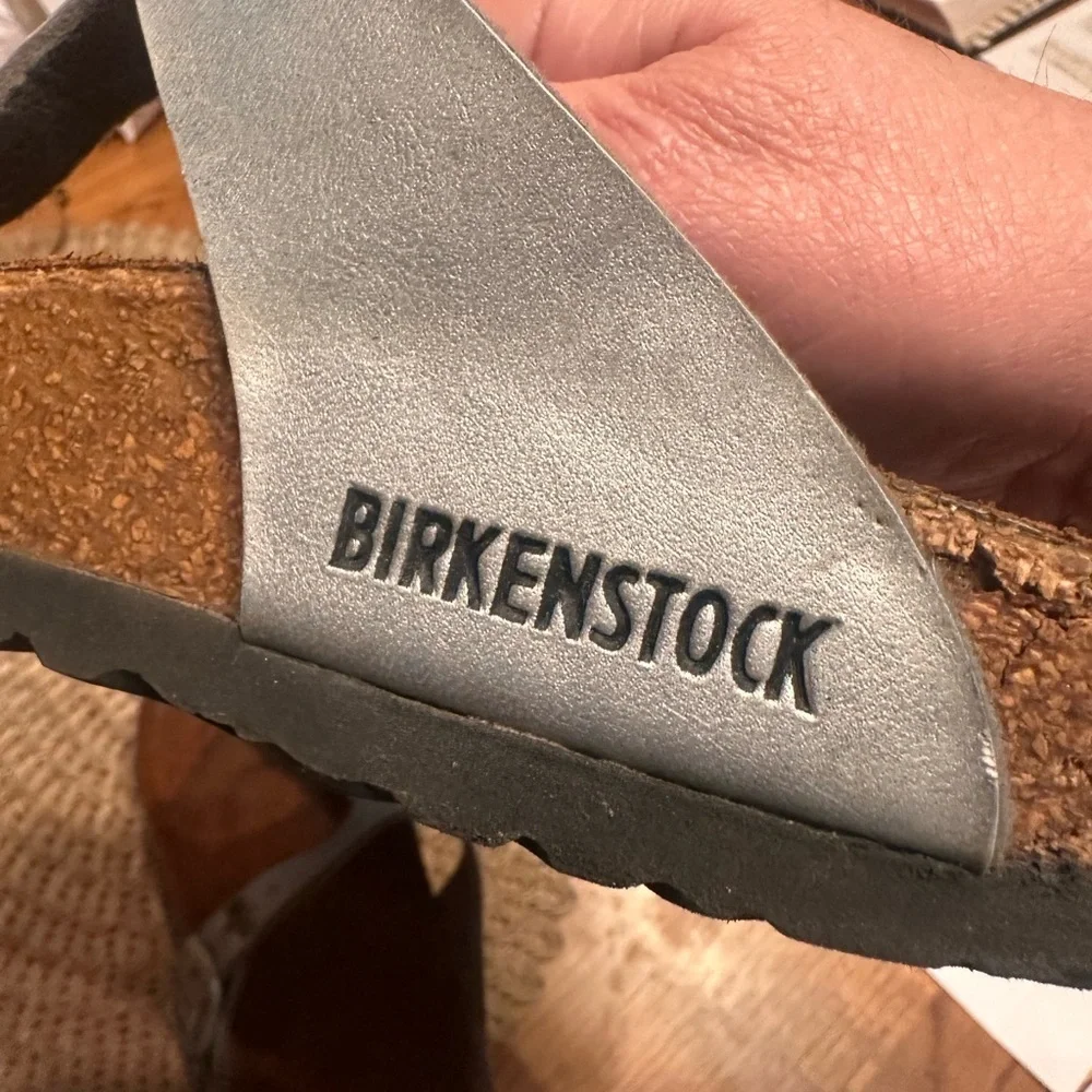 Birkenstock blue thong Sandals